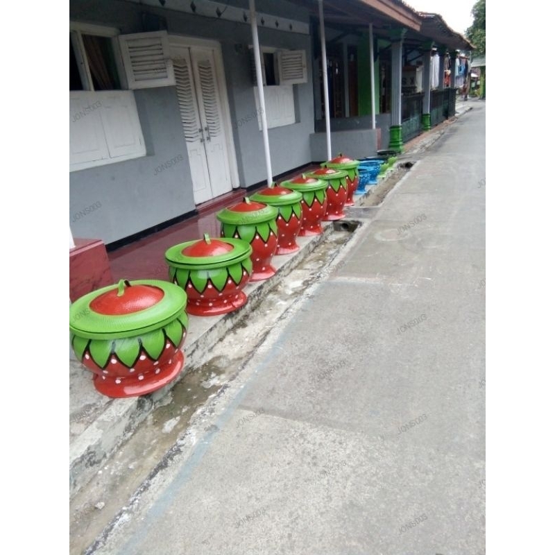 Tempat sampah Besar Jumbo Bak Sampah Besar Karet