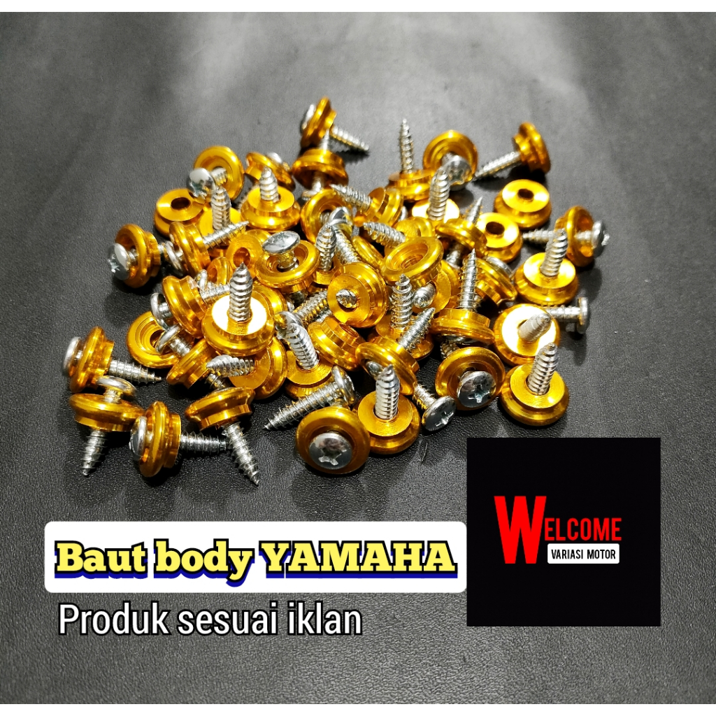 baut body yamaha variasi isi 1 baut