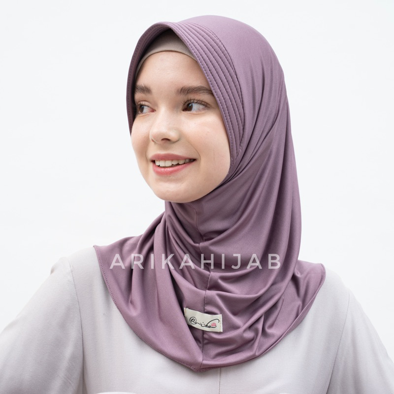 hijab sport jersey lembut antem pad surabaya sidoarjo krian mojokerto gresik madura malang jombang p