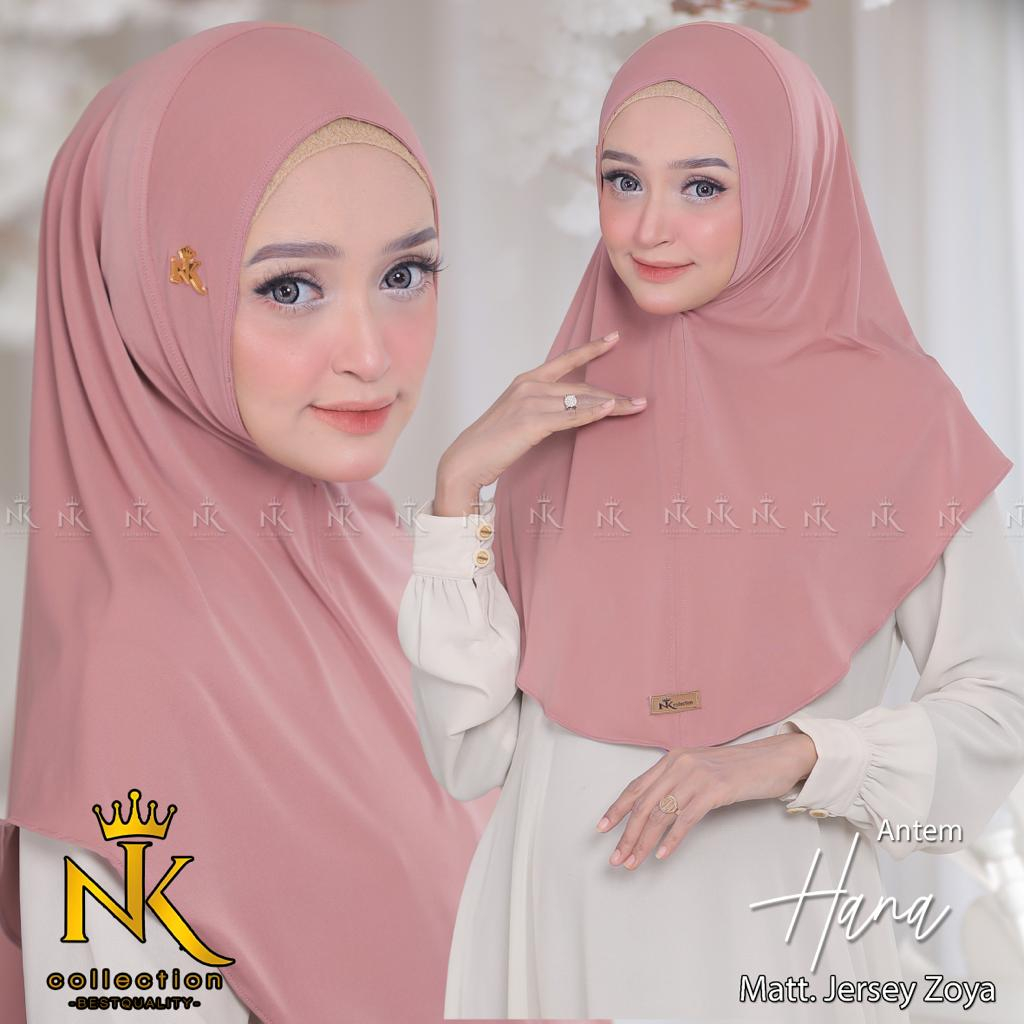 Jilbab Antem Instan jersey Zoya Hana by Nk