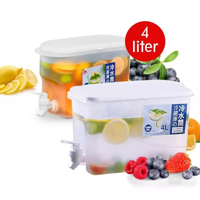Dispenser Kulkas 4 liter  / Dispenser Jus Juice Portable /