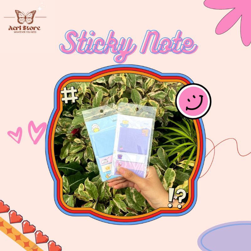 

(READY STOCK) Sticky Notes | Catatan Kecil | Memo Lucu