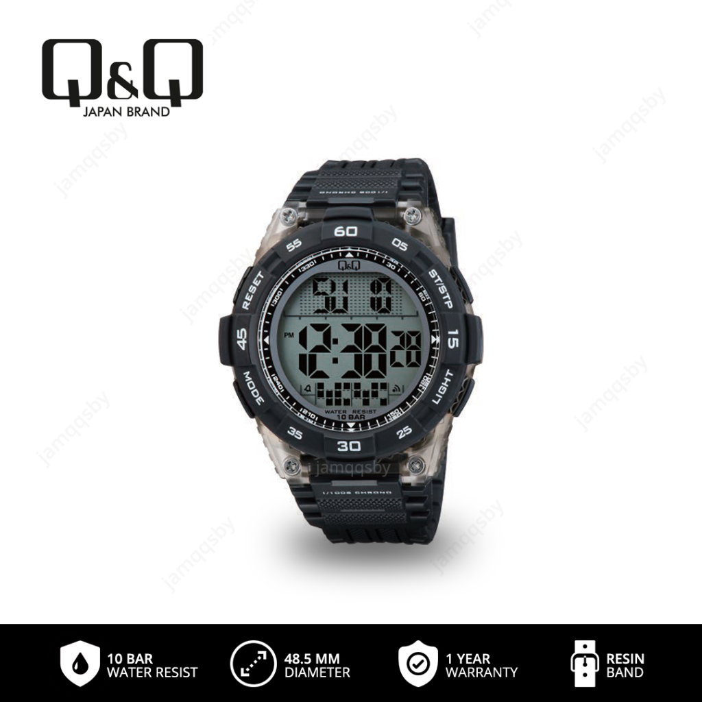 Q&Q QnQ QQ Original Jam Tangan Pria Digital - G21 G21A Tahan Air 10 BAR