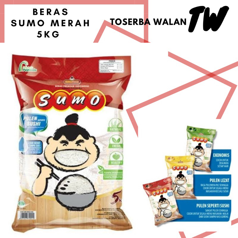 

Beras Sumo Merah 5Kg Pulen Untuk Sushi Berkualitas