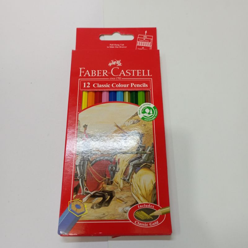 

PENSIL WARNA FABER CASTELL 12 classical colour / pcs