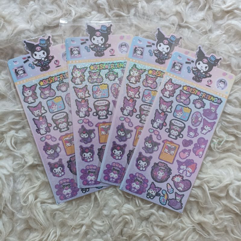 

(BISA COD) Sticker kuromi glitter/sticker sanrio