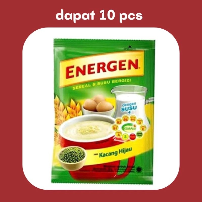 

Energen Kacang Hijau (10 PCS)