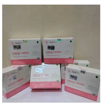 COLLAGEN DRINK LVN COLLAGEN COLLAGENIA ASLI ORIGINAL MINUMAN SERBUK PEMUTIH BADAN