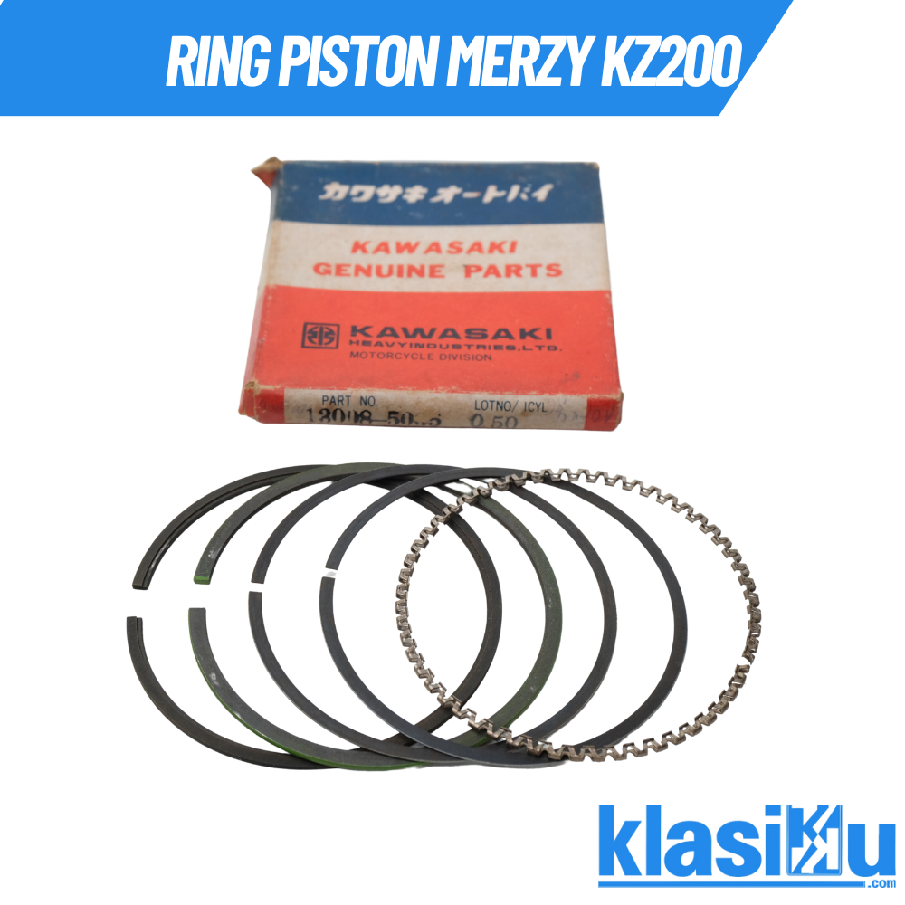 Ring Piston Seher Kawasaki Binter Merzy Kz200 Kz 200 Oversize 50 Os 0,50 100 Original