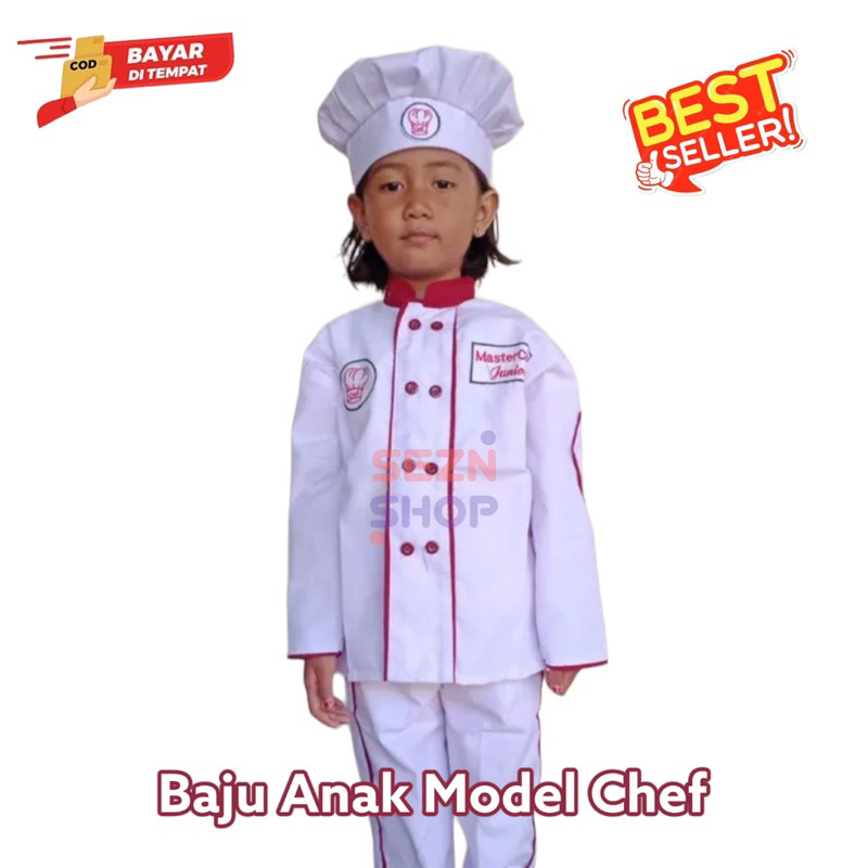 Baju Chef Baju Koki Anak