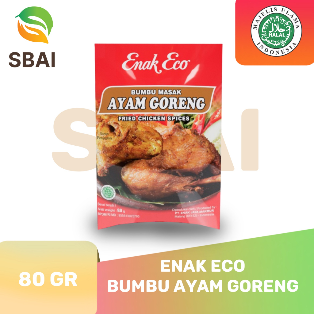 

Enak Eco Bumbu Instan Ayam Goreng