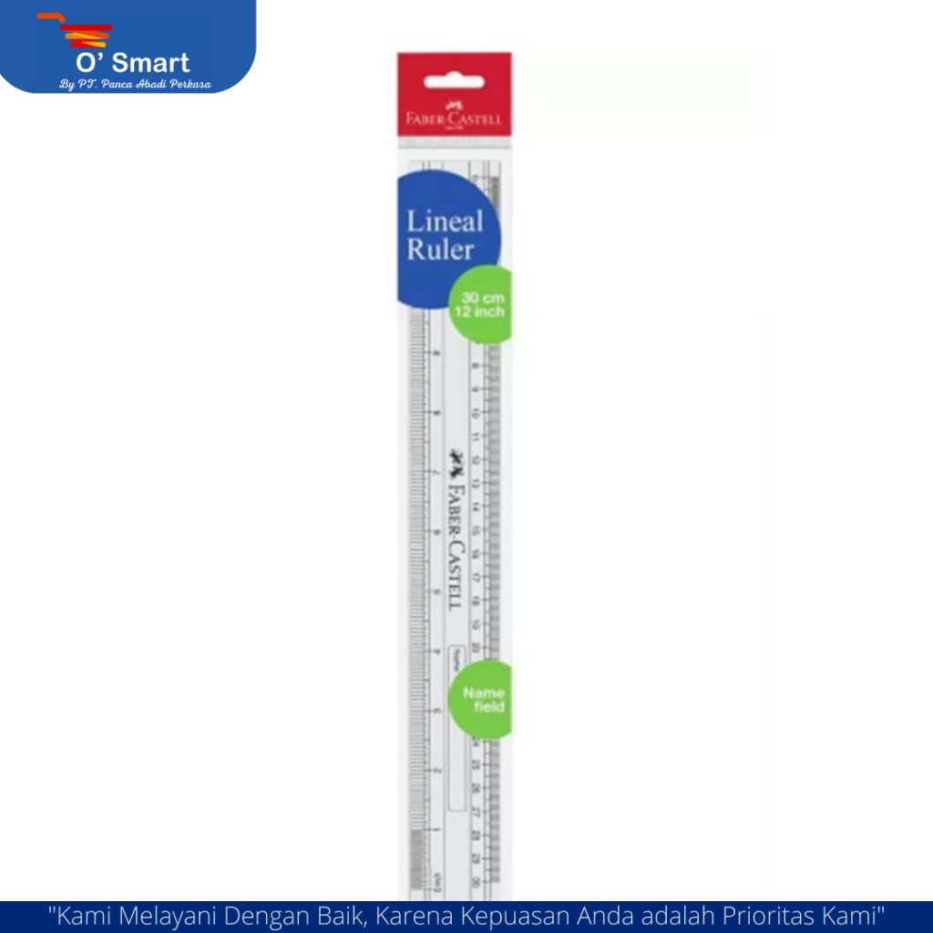 

PENGGARIS PLASTIK GRIP FABER CASTELL 30CM