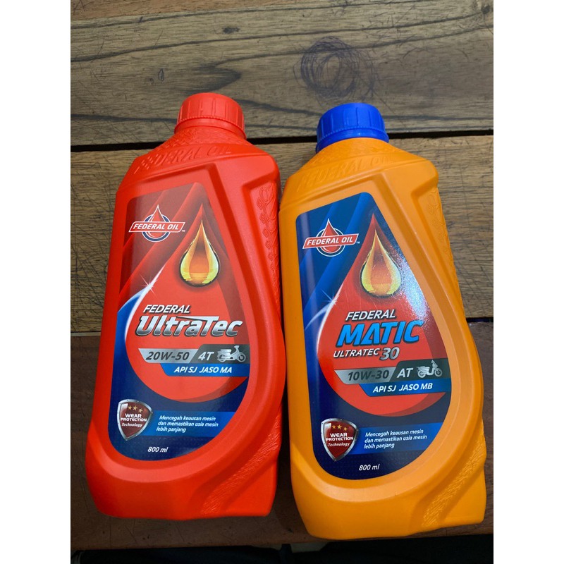 Oli mesin federal 4t,matic,racing dll original federal oil