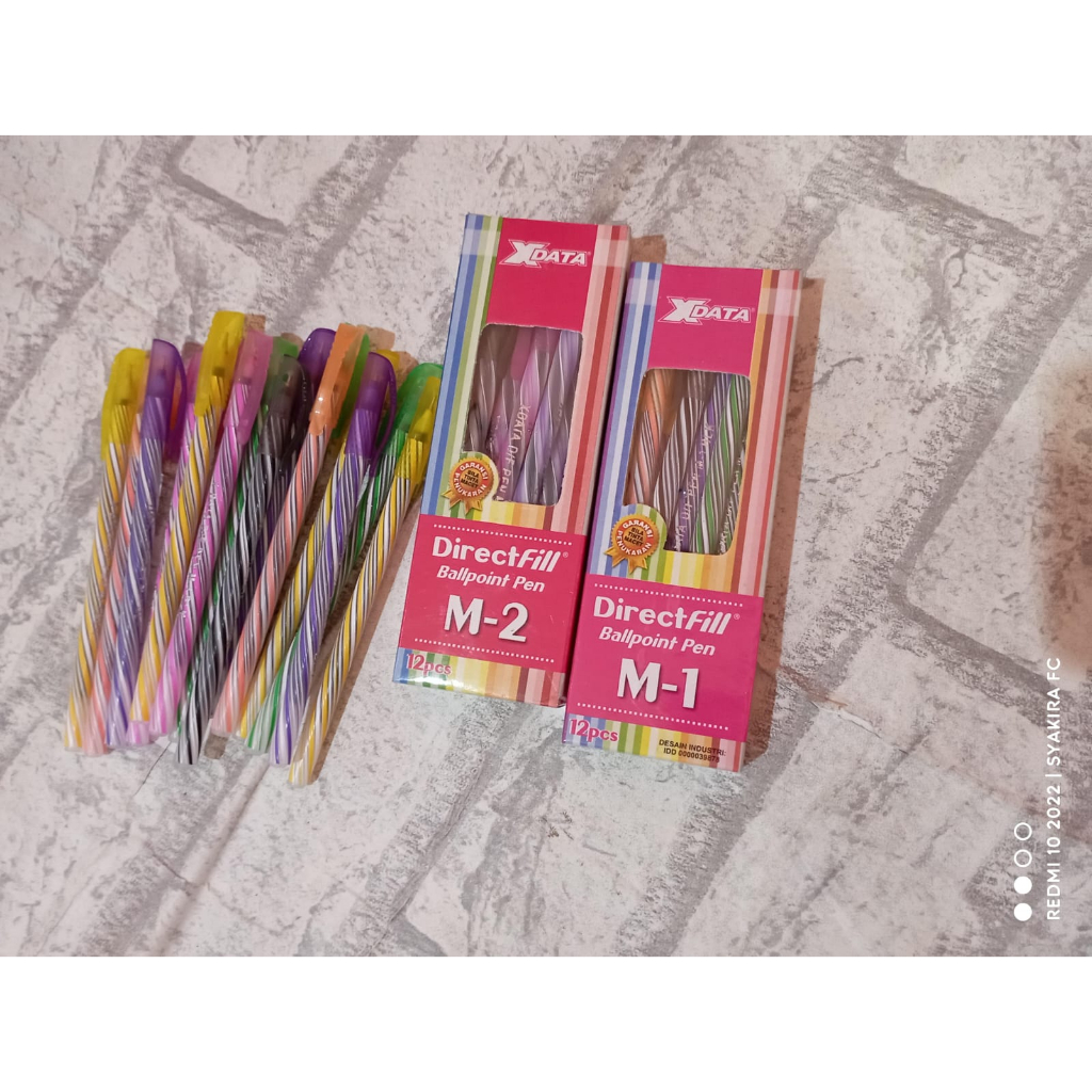 

PULPEN / BOLPOINT/Pen X DATA DIRECT FILL M - 2 ( 1 BOX = 12 PCS )