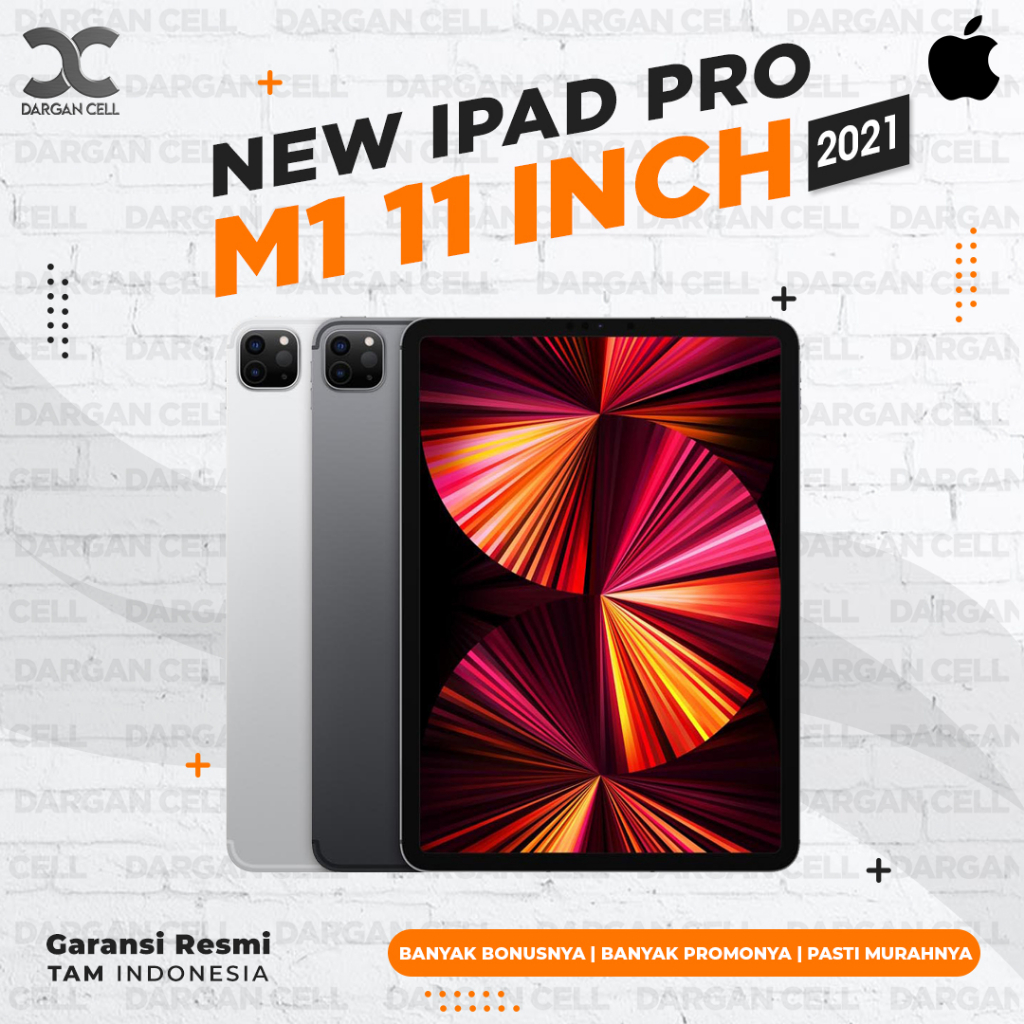 IPAD PRO M1 11" 2021 128GB 256GB WIFI CELL GARANSI RESMI BUKAN SECOND