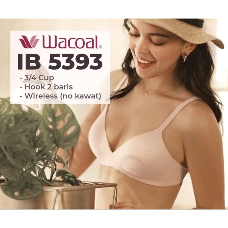 Bra wacoal Seamless Wireless 3/4 Cup Bra IB 5393R1/sale
