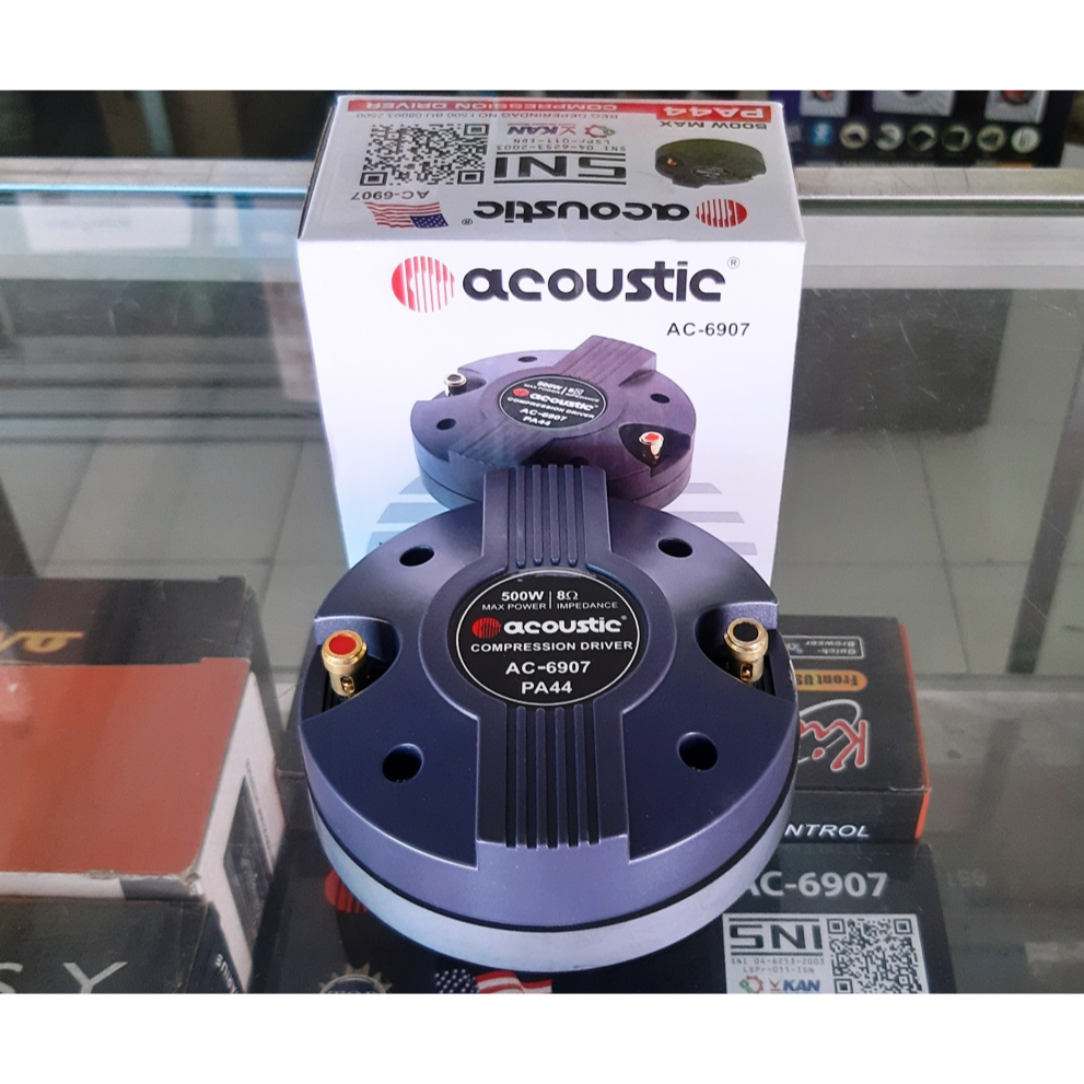 Driver Tweeter Acoustic 44 AC-6907 500W 8 Ohm Drat Suara Jernih