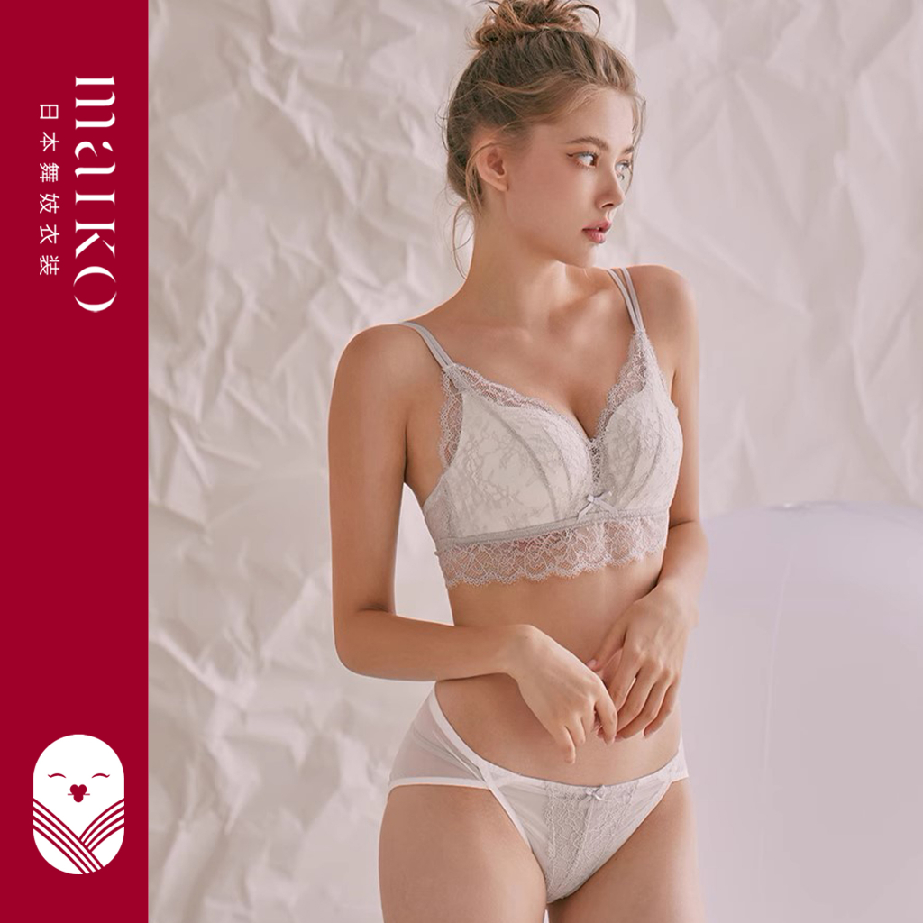 [ MAIKO JAPAN ] Ruby Bra BH Push Up Set Tanpa Kawat Celana Dalam Wanita Bikini Sport Beha Lingerie K