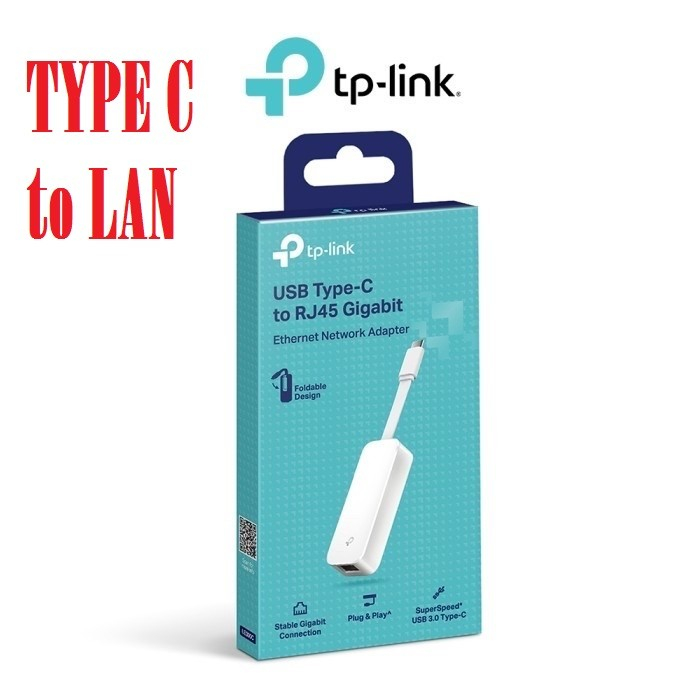 UE300C TPLINK USB TYPE C TO RJ45 LAN GIGABIT