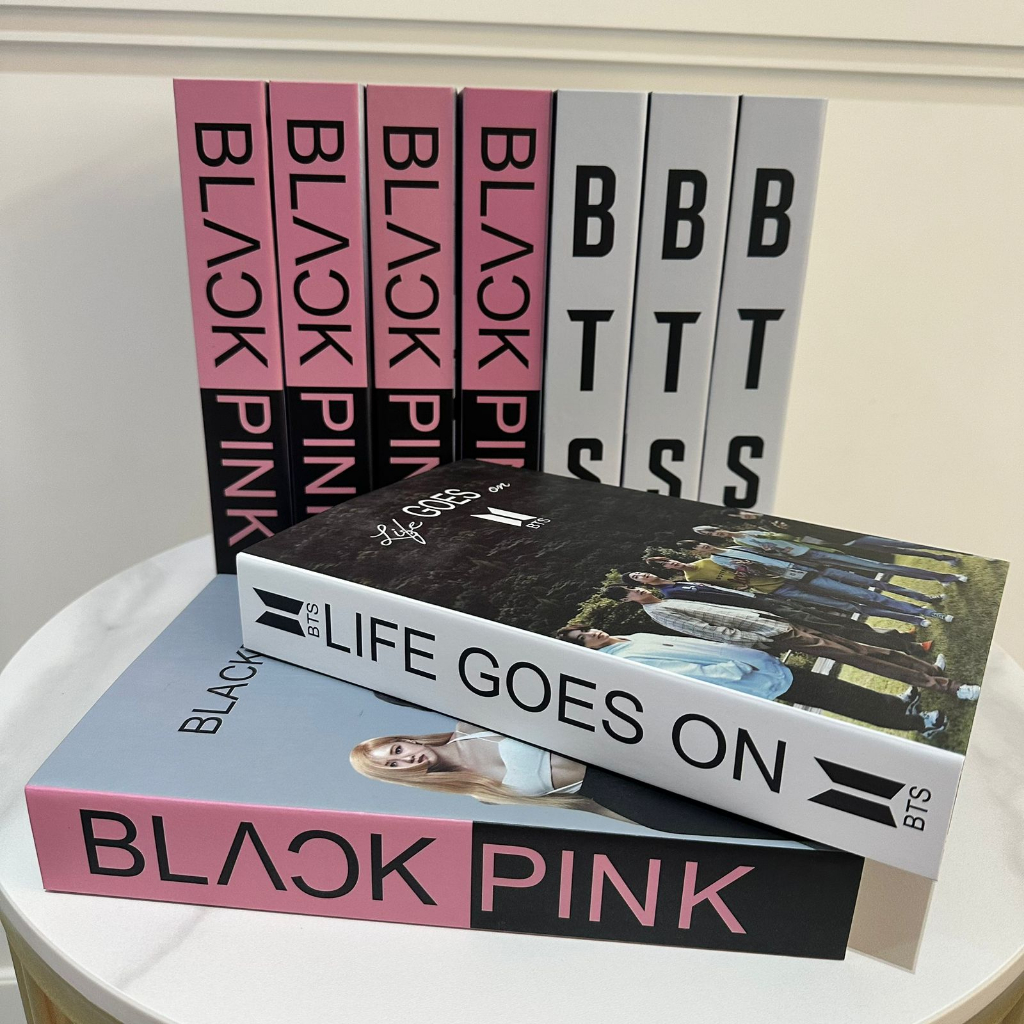 Luxury Dummy Book Korea BTS Blackpink / Souvenir Dekorasi Blackpink BTS / Buku Pajangan Aesthetic / 
