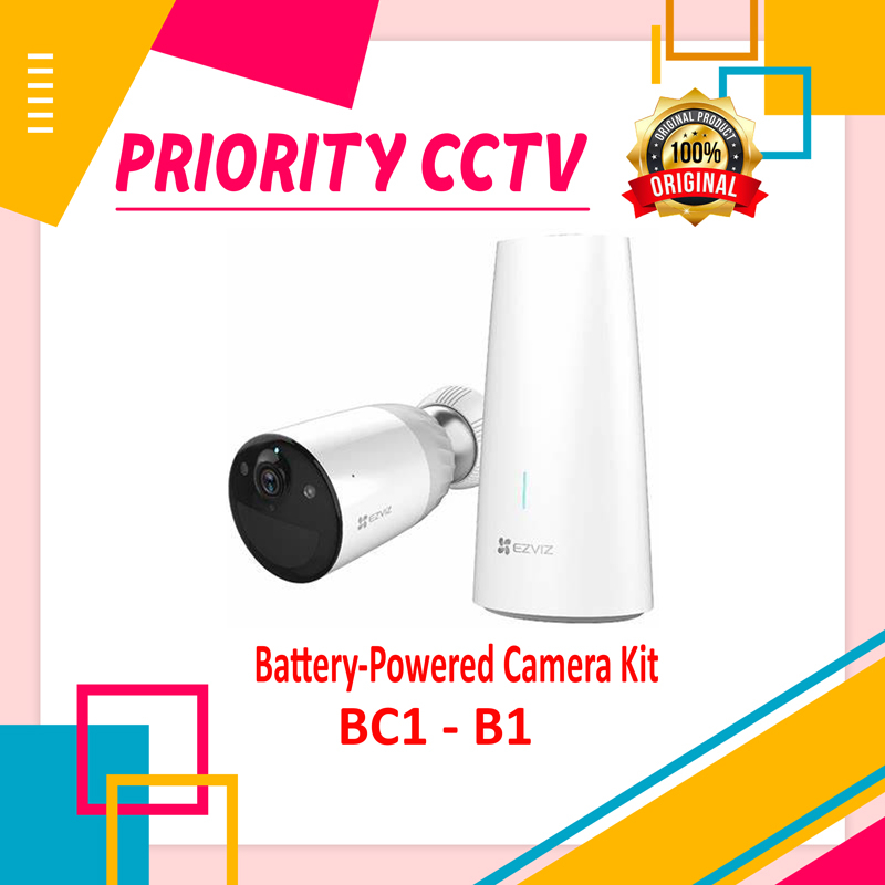 EZVIZ SMART HOME BATT CAM KIT/CS-BC1-B1