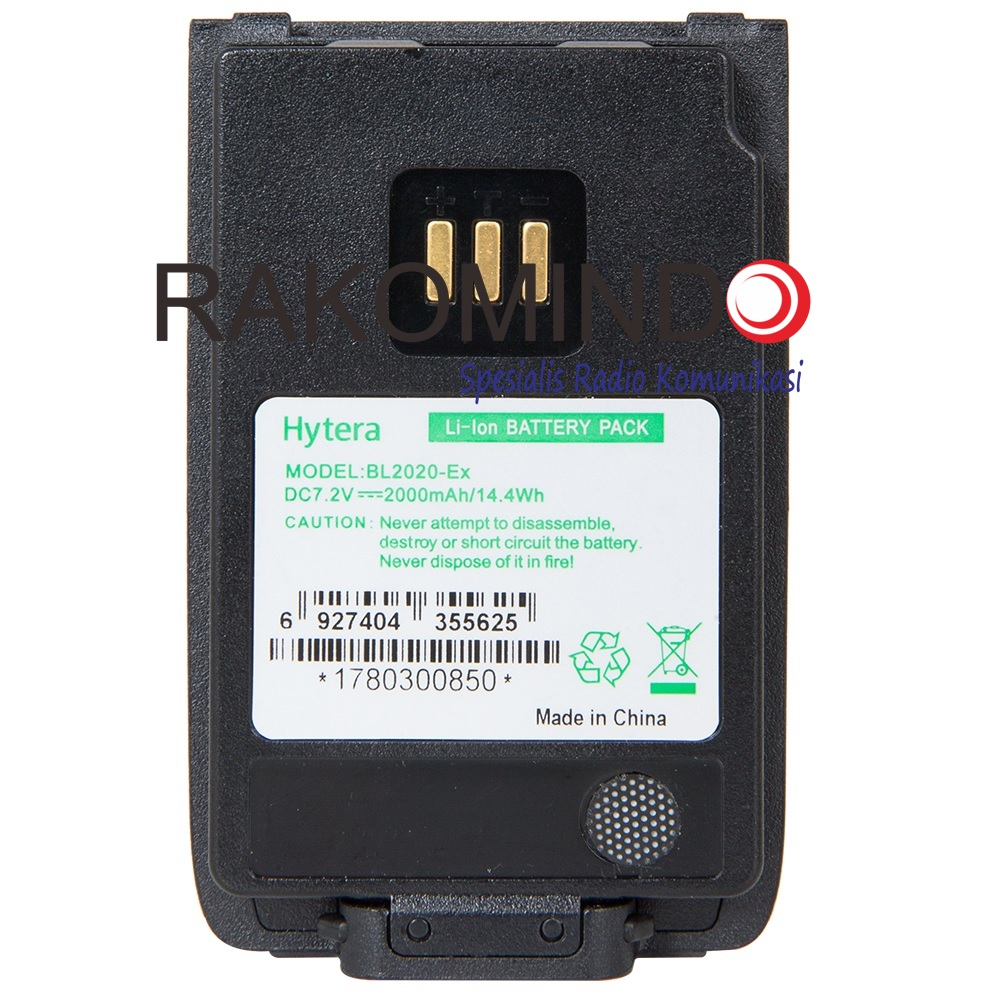 Baterai Hytera BL2020-EX Batre HT Hytera PD788G Original