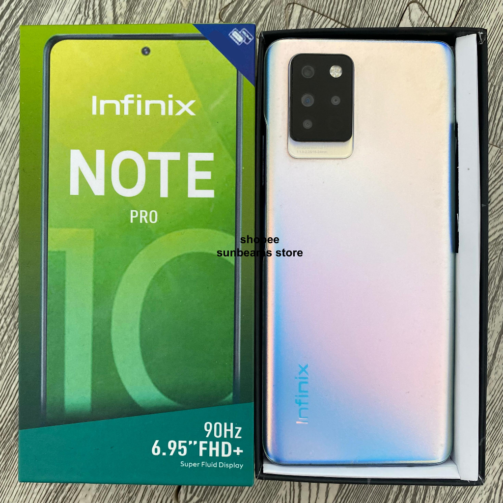 Infinix Note 10 Pro 6/64 GB & 8/128 GB Second Fullset Bergaransi
