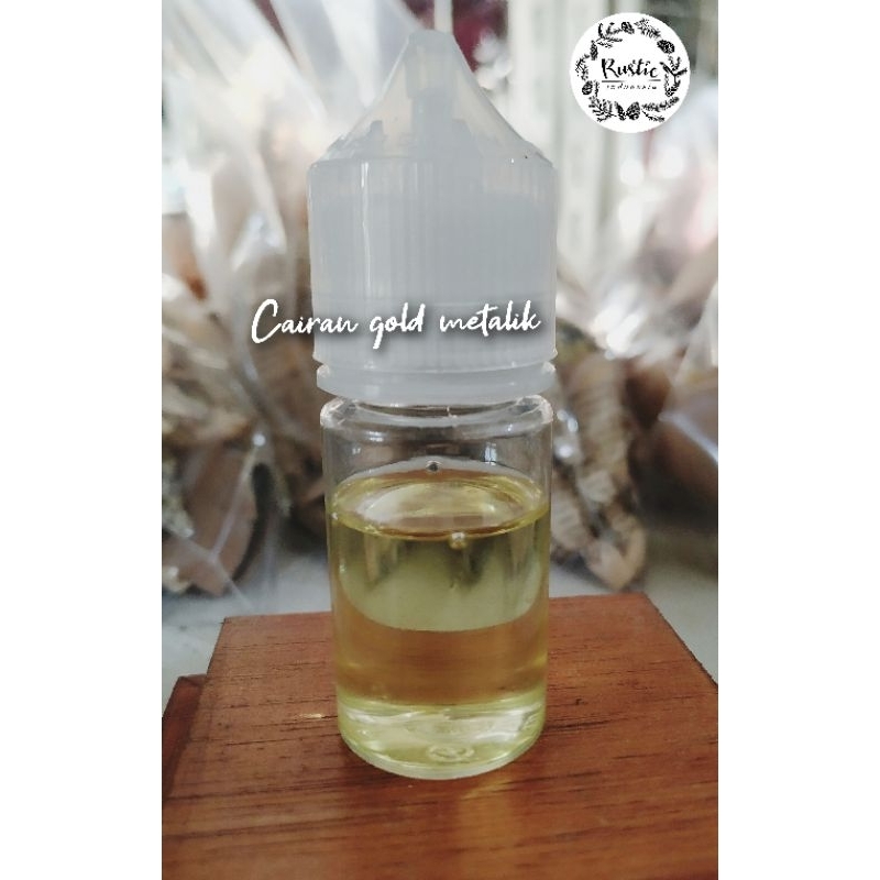 Edging Liquid cairan gold metalik