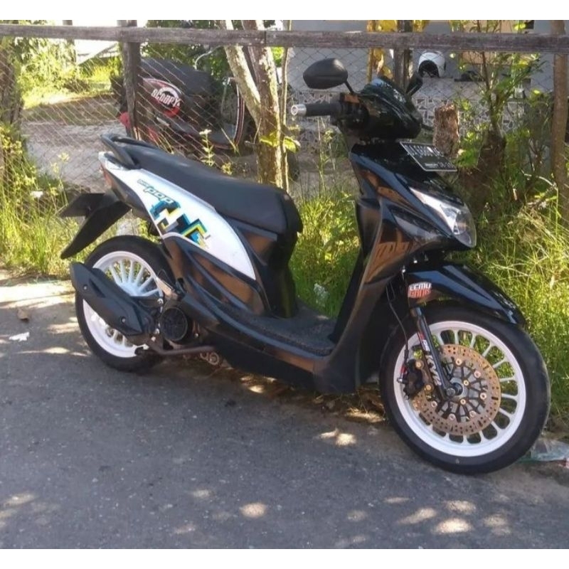 VELEG RACING V ROSSI GALAXY VARIO 110,BEAT, SCOOPY,GENIO, SPACCY,PLG 18 ,3WARNA