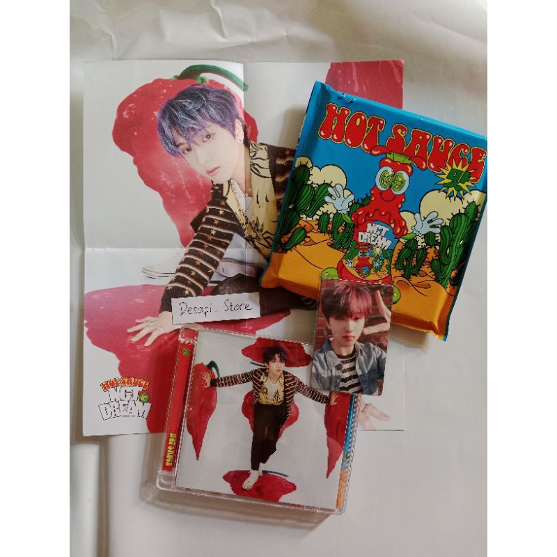 NCT Dream Jewel Case Hot Sauce PC Photocard Jisung