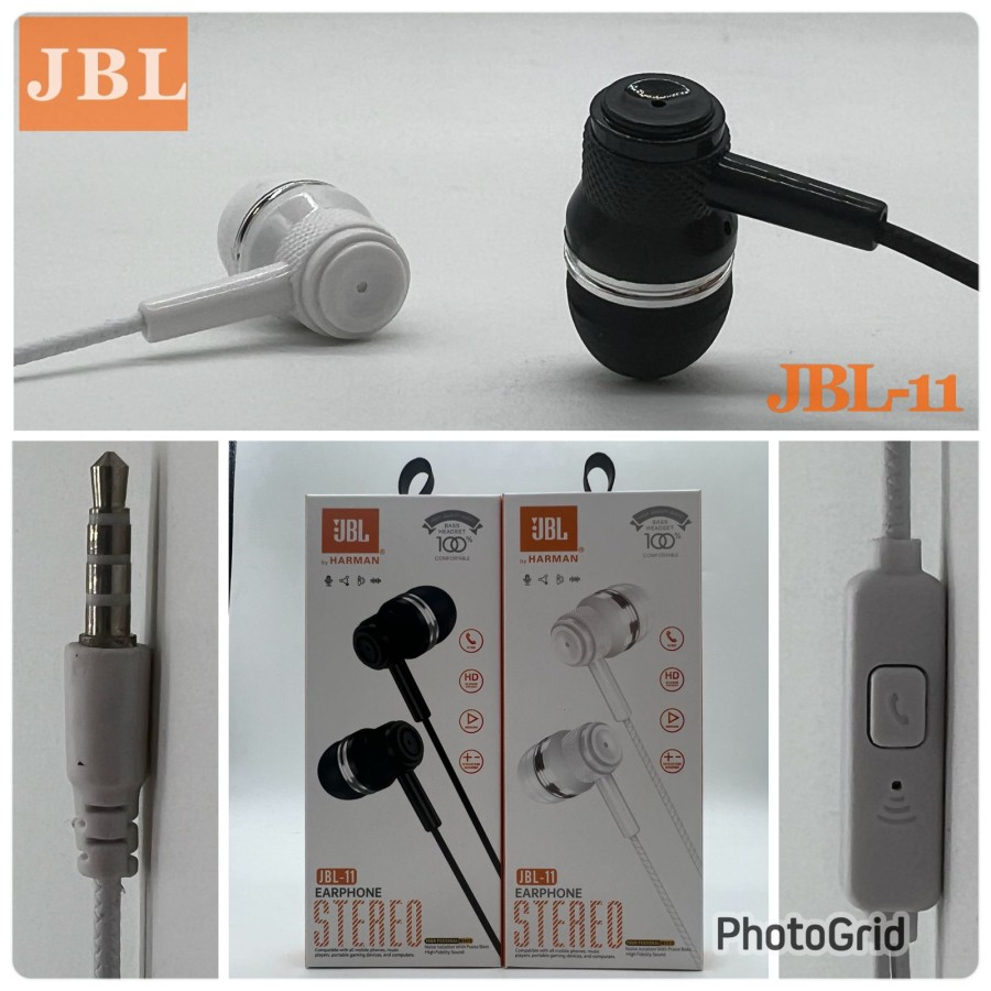 Earphone Headseat Handsfree JBL -11 EXTRA BASS