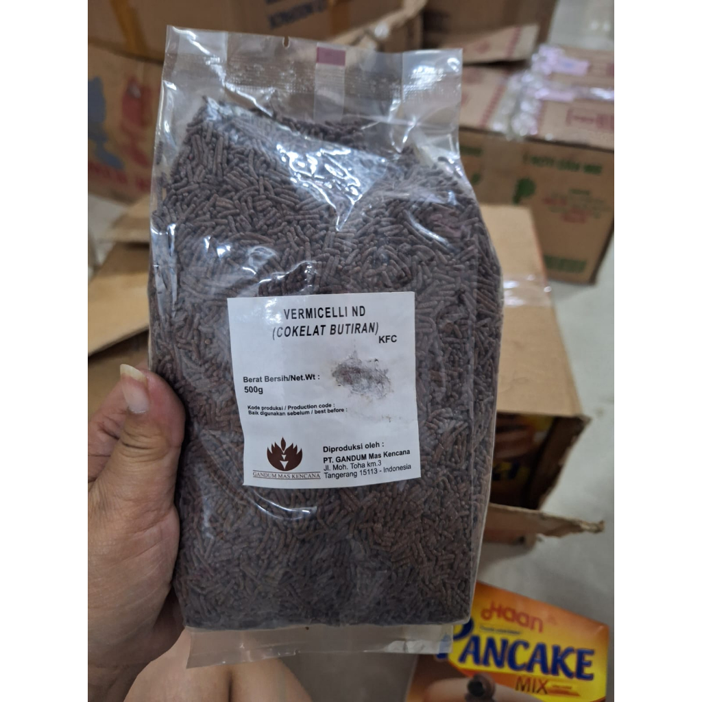 

COKELAT BUTIRAN MESES VARMICELLI ND KFC 500gr (rijek label)