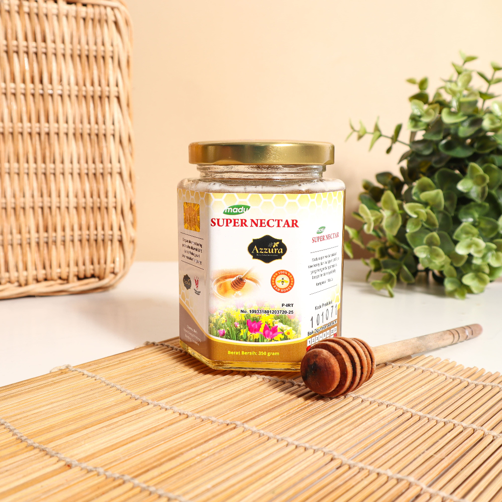 

Madu Super Nectar Madu Kesehatan Original 100% Madu Azzura 350 Gram
