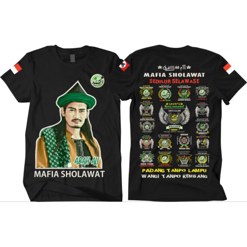 kaos mafia sholawat abah ali,kaos mafia sholawat pendek
