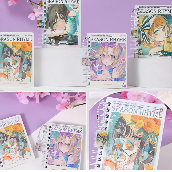 

(1 Pcs) Notes Spiral A6+ Gantungan, buku diary, notebook spiral, diary memo