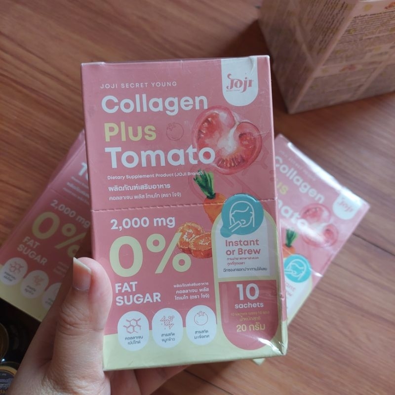 Joji Collagen Pastel Gluta Mix Berry dan Collagen Plus Tomato Ori Thailand