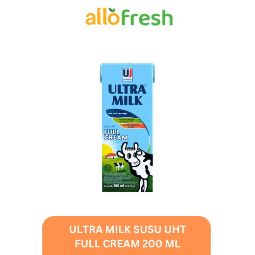 

Ultra Milk Susu UHT Full Cream 200 ml