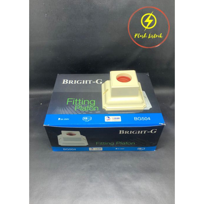 [Bright-G] Fitting Plafon Segi 4 Bright G 504