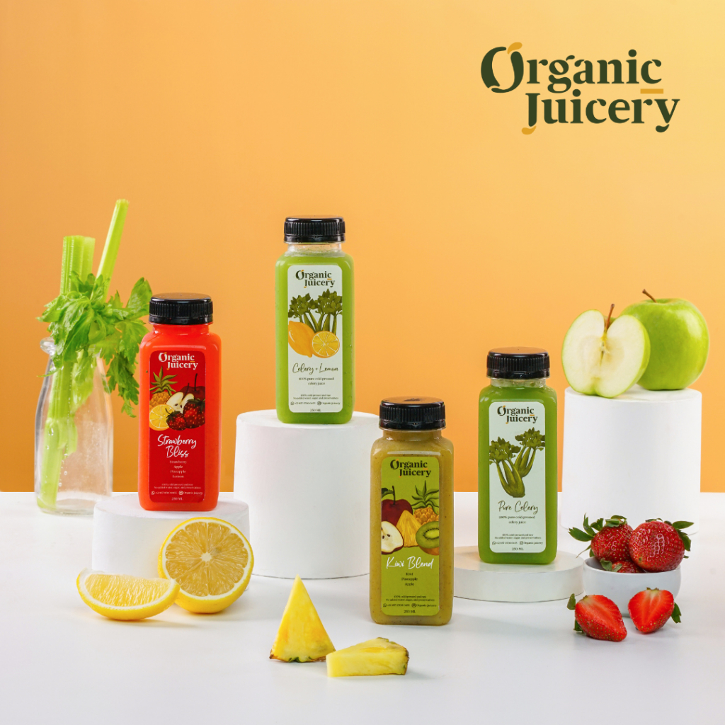 

Ay00! Pure Celery Juice 1 Liter Cold Pressed Juice 100% Jus Seledri Murni