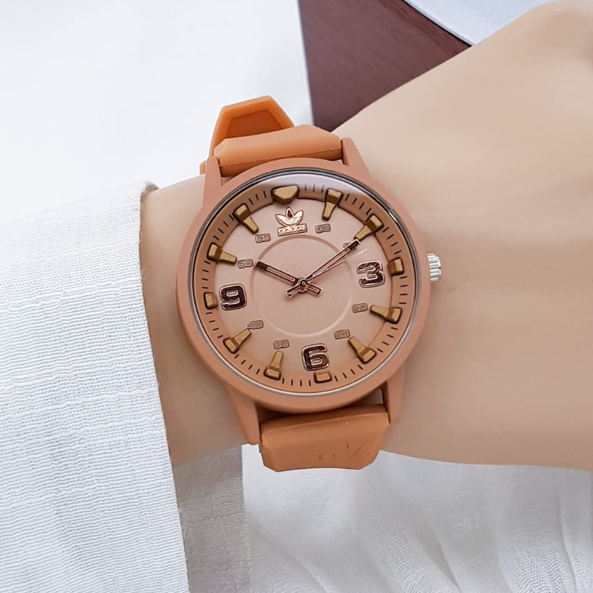 (BISA COD) JAM TANGAN WANITA ADIDAS RUBBER PREMIUM QUALITY DIAMETER 3,5CM||JAMTANGANFASHIONMURAH