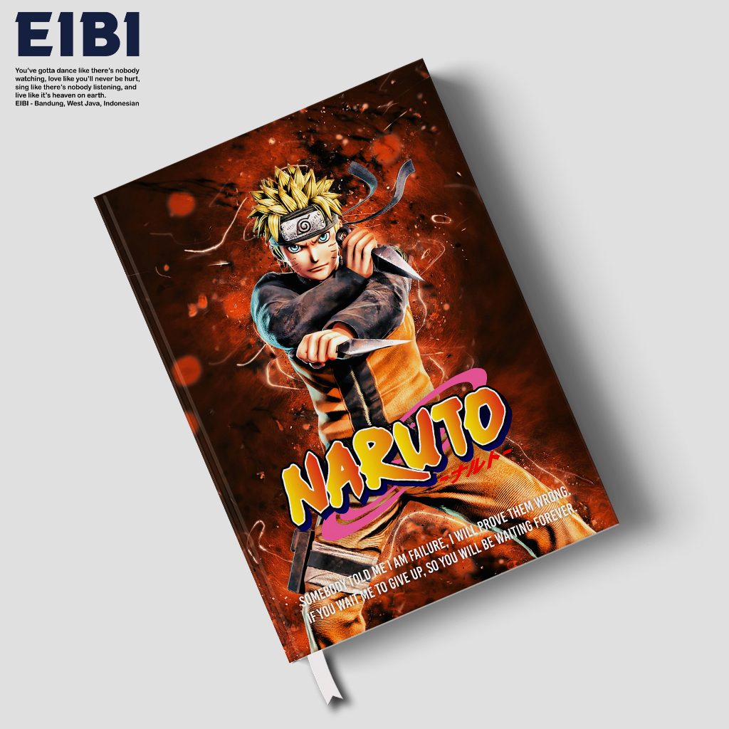 

Eibibook Buku Tulis Catatan Notebook Hardcover Uzumaki Naruto