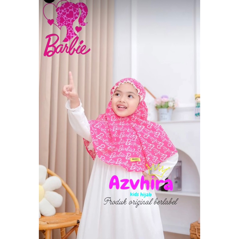 JILBAB ANAK BARBIE KERUT MUKA /BERBIE / JILBAB ANAK CRINGKLE/ HIJAB ANAK BARBIE