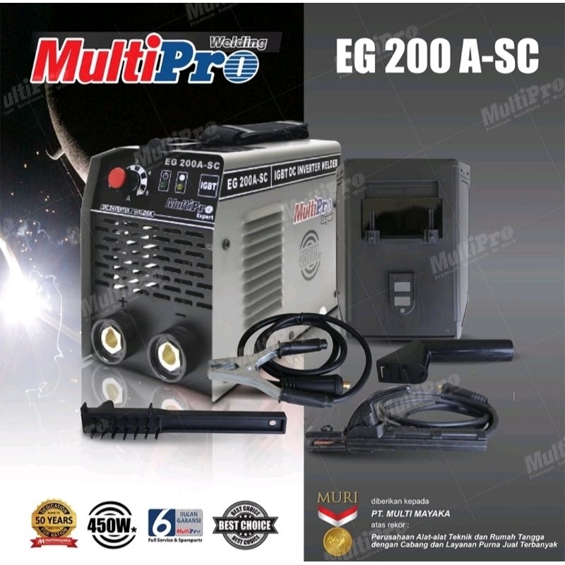 MESIN LAS INVERTER 200 Ampere Multipro