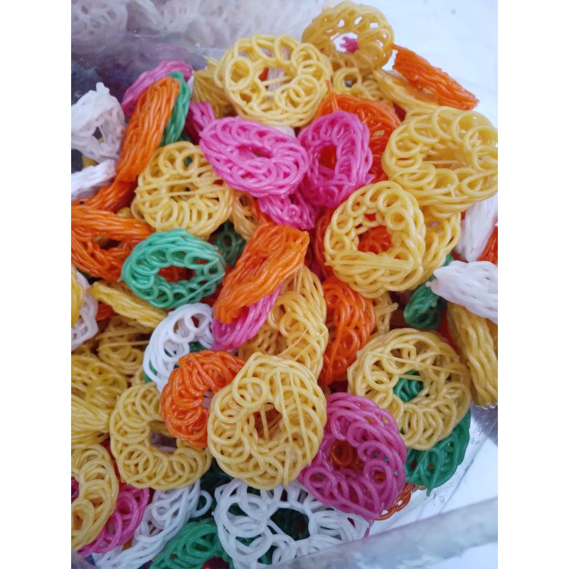 

Kerupuk Mawar Sedang Warna 1kg