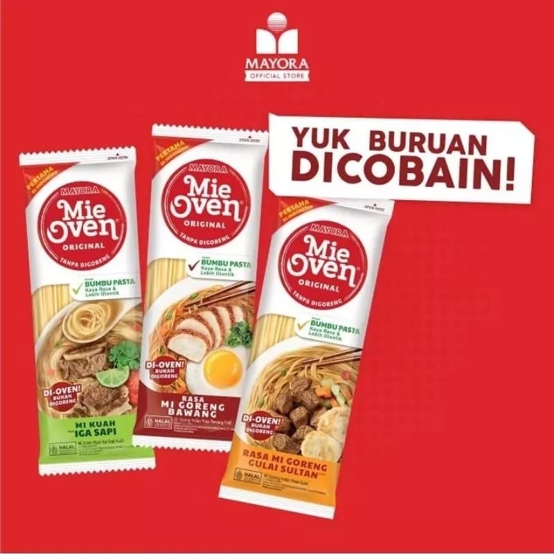 

Mie Oven all varian MAYORA isi 7 Pcs
