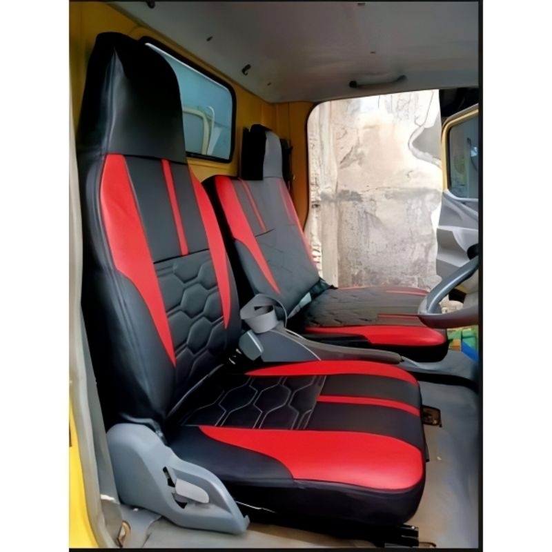 Cover Jok Truk Canter Motif Tawon