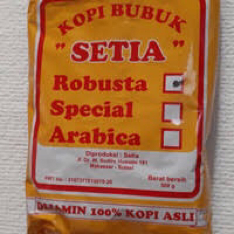 

Kopi Bubuk “SETIA”
