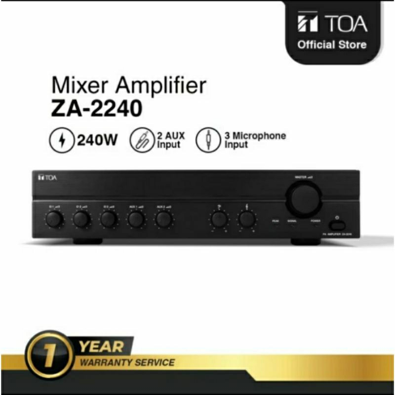 amplifier toa za 2240 original amplifier toa 240 watt