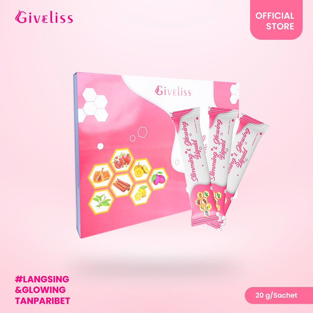 Paket GIVELISS Slimming & Glowing Liquid beli 1 dapet 5