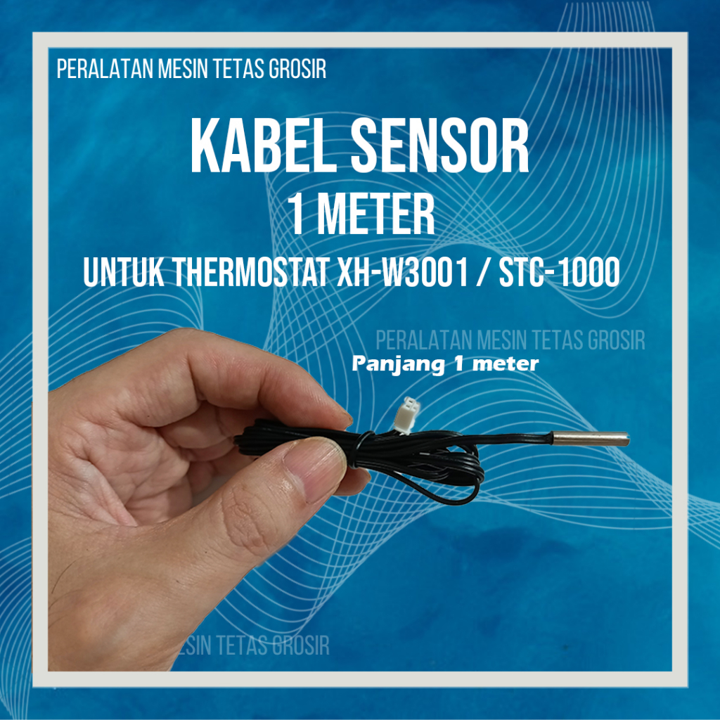 Kabel Probe NTC Sensor Untuk Thermostat XH-W3001 STC-1000 W-1209 Mesin Tetas Telur MTTU